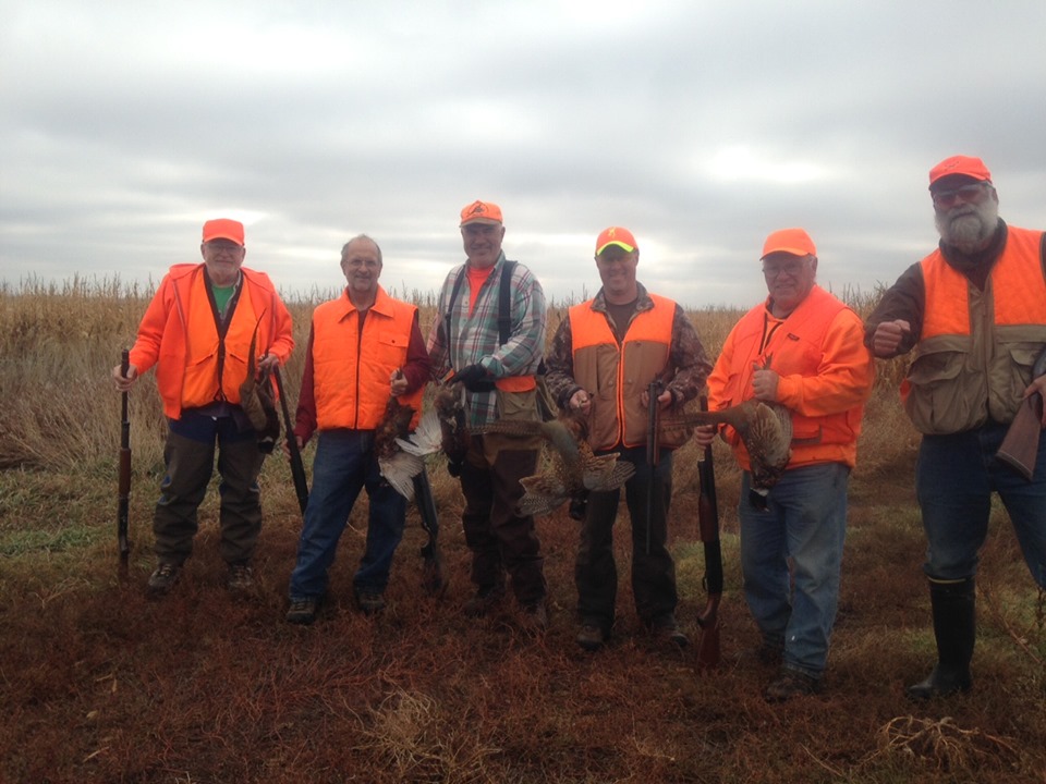 Mens pheasant hunt